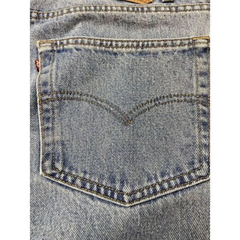 Vintage Levis 505 Mens Blue Jeans 38x32 Denim USA 1998 100% Cotton‎ Red Tab Y2k